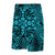 Hawaii Polynesian Tribal Turtle Board Shorts Blue - Polynesian Pride