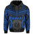 Hawaii Polynesian Tribal Coat of Arms Hoodie Blue Mark Style - Polynesian Pride