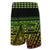 Hawaii Kakau Polynesian - Board Shorts - Green - Haka Style - Polynesian Pride