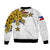 (Custom Personalised) Filipino Bomber Jacket Tribal White Style LT6 - Polynesian Pride