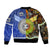 Samoa And Australia Aboriginal Bomber Jacket Together LT8 - Polynesian Pride