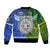 (Custom Personalised) Samoa And Cook Islands Bomber Jacket Together LT8 - Polynesian Pride