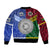 Samoa And Vanuatu Bomber Jacket Together LT8 - Polynesian Pride