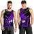 (Custom Personalised) Hawaii Turtle With Plumeria Leaf Purple Men Tank Top - LT12 - Polynesian Pride