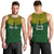 (Custom Personalised) Society Islands Pride Men Tank Top - LT12 Green - Polynesian Pride