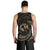 Tonga Polynesian Custom Personalised Men's Tank Top - Gold Tribal Wave - Polynesian Pride