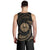 Tahiti Polynesian Custom Personalised Men's Tank Top - Gold Tribal Wave - Polynesian Pride