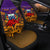 (Custom Personalised) Samoa Car Seat Covers - Hibiscus With Tribal - LT12 - Polynesian Pride