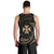 Wallis And Futuna Polynesian Custom Personalised Men's Tank Top - Gold Tribal Wave - Polynesian Pride