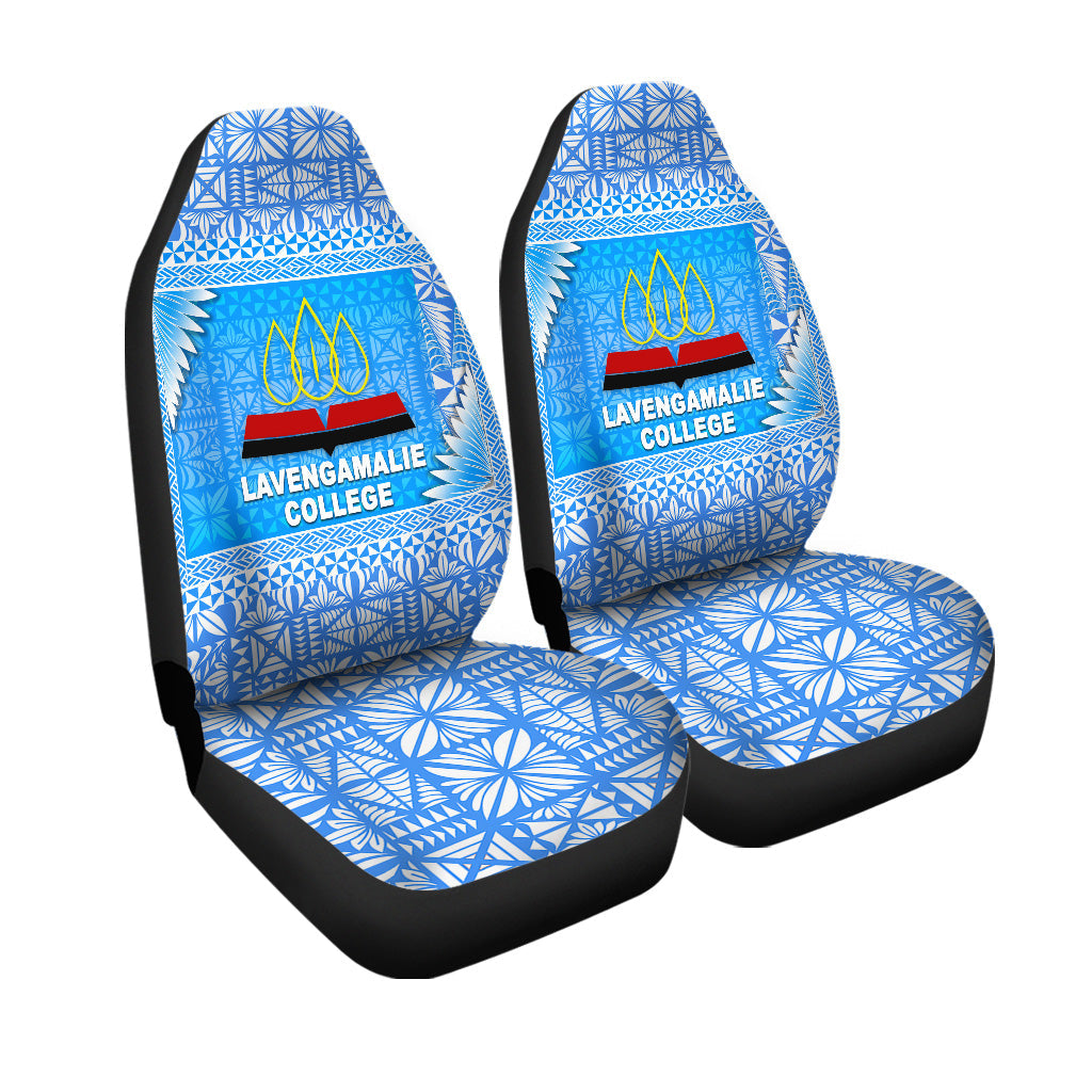 Tonga Lavengamalie College Car Seat Covers Simplified Version LT8 One Size Blue - Polynesian Pride