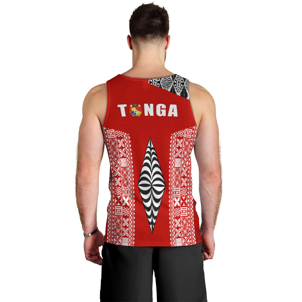 Tonga Rugby Men Tank Top - Mate Ma'a Tonga LT13 - Polynesian Pride