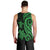 Chuuk Men's Tank Top - Green Tentacle Turtle - Polynesian Pride