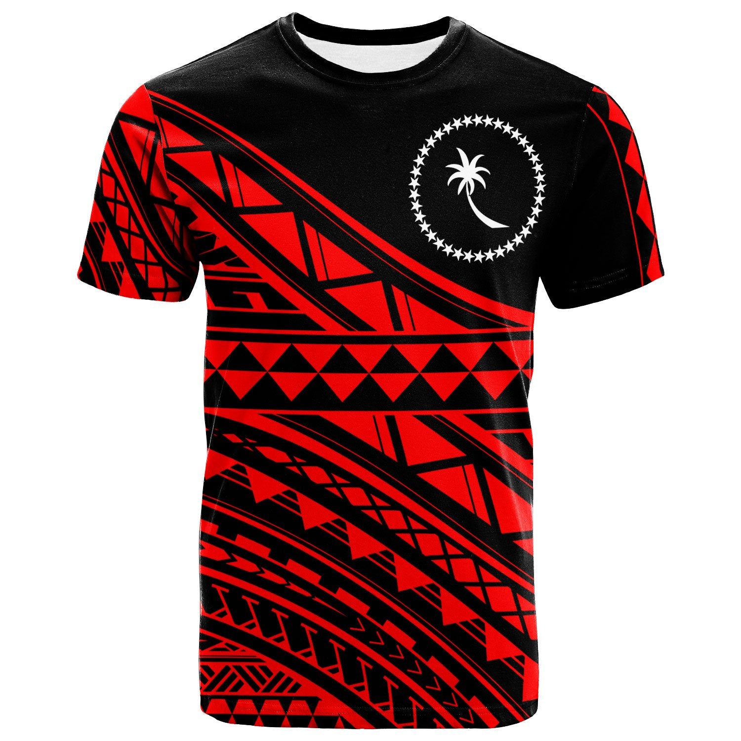 Chuuk Custom T Shirt Special Polynesian Ornaments Red Color Unisex Red - Polynesian Pride