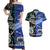 Polynesian Matching Hawaiian Shirt and Dress Samoa New Zealand Together Paua Shell LT8 Blue - Polynesian Pride