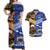 Custom Polynesian Aboriginal Matching Hawaiian Shirt and Dress Samoa Australia Together LT8 Blue - Polynesian Pride