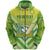 Custom Cook Islands Rugby Zip Hoodie Creative Style - Polynesian Pride