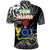 Cook Islands Rugby Polo Shirt Unique Vibes Coat Of Arms Black - Polynesian Pride