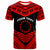 Cook Islands Custom T Shirt Tribal Pattern Cool Style Red Color Unisex Red - Polynesian Pride