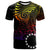 Cook Islands T Shirt Pegasus Gradient Colorful Style Unisex Black - Polynesian Pride