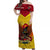 Custom Papua New Guinea Rugby Kumul Pride Matching Dress and Hawaiian Shirt LT2 - Polynesian Pride