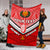 (Custom Personalised) Tonga Rugby Mate Ma'a Tonga Tapa Pattern Blanket - LT2 - Polynesian Pride