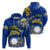 Custom Nauru Independence The Way of Water Hoodie LT2 Hoodie BLUE - Polynesian Pride