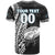 Custom Fiji Rugby Bati Tapa Pattern T Shirt LT2 BLACK - Polynesian Pride