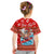 Custom Hawaii Christmas Santas Surf Mele Kalikimaka T Shirt LT2 Kid RED - Polynesian Pride