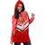 (Custom Personalised) Tonga Rugby Mate Ma'a Tonga Tapa Pattern Hoodie Dress - LT2 - Polynesian Pride