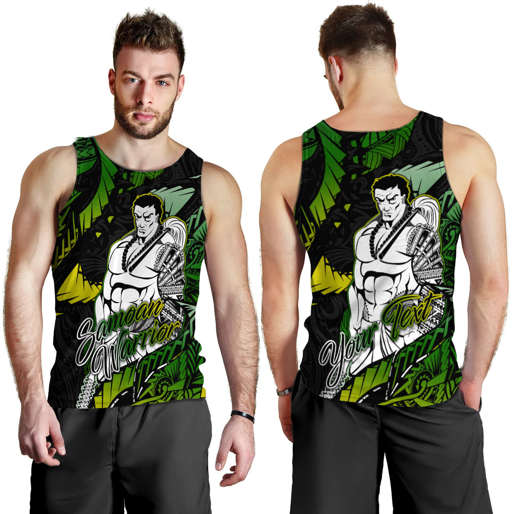 (Custom Personalised) Samoan Warrior Pride Samoa Polynesia Men Tank Top - LT2 - Polynesian Pride