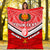 (Custom Personalised) Tonga Rugby Mate Ma'a Tonga Tapa Pattern Blanket - LT2 - Polynesian Pride