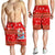 (Custom Personalised) Hawaii Christmas Santas Surf Mele Kalikimaka Men Short - LT2 RED - Polynesian Pride