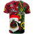 Custom Vanuatu Christmas Joyeux Nol Santas God Yumi T Shirt LT2 PURPLE - Polynesian Pride