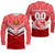 (Custom Personalised) Tonga Rugby Mate Ma'a Tonga Tapa Pattern Long Sleeve Shirt - LT2 Unisex RED - Polynesian Pride