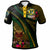 Hawaii Hana High and Elementary School Custom Polynesian Polo Shirt Hana Dragons With Tropical Flowers Tribal Pattern Scratch Style LT10 - Polynesian Pride