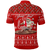 Custom Tonga Christmas Kilisimasi Fiefia Santas Polynesia Polo Shirt LT2 RED - Polynesian Pride