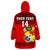 (Custom Text And Number) Tonga Rugby Mate Maa Tonga Pacific Ngatu Black Wearable Blanket Hoodie LT14 - Polynesian Pride