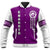 (Personalised) Hawaii Baseball Jacket - Pearl City High Custom Your Class Baseball Jacket - AH Unisex Purple - Polynesian Pride