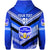 Custom Papua New Guinea Kimbe Cutters Zip Hoodie Rugby Blue, Custom Text and Number LT8 - Polynesian Pride