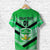 Custom Papua New Guinea Kimbe Cutters T Shirt Rugby Green, Custom Text and Number LT8 - Polynesian Pride