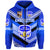 Papua New Guinea Kimbe Cutters Zip Hoodie Rugby Blue LT8 - Polynesian Pride