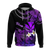 Custom Hawaii Turtle With Plumeria Leaf Purple Hoodie LT12 - Polynesian Pride