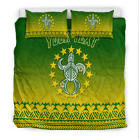 (Custom Personalised) Cook Islands Turtle With Tribal Bedding Set - LT12 - Polynesian Pride