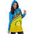 (Custom Personalised) Vanuatu Torba Province Hoodie Dress - Flag Style - LT12 - Polynesian Pride