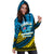 (Custom Personalised)Tuvalu Hoodie Dress 44th Independence Anniversary - Tribal Pattern - LT12 - Polynesian Pride