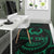 Pohnpei Polynesian Custom Personalised Area Rug - Green Tribal Wave - Polynesian Pride