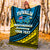 (Custom Personalised) Tuvalu Blanket 44th Independence Anniversary - Tribal Pattern - LT12 - Polynesian Pride