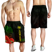 (Custom Personalised) Hawaii Polynesian Men's Short - Ohia Lehua - LT12 - Polynesian Pride