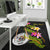 Niue Polynesian Custom Personalised Area Rug - Plumeria Tribal - Polynesian Pride