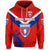 Papua New Guinea Central Dabaries Hoodie Rugby Red LT8 - Polynesian Pride